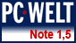 PC Welt Note 1,5 PC Welt Note 1,5