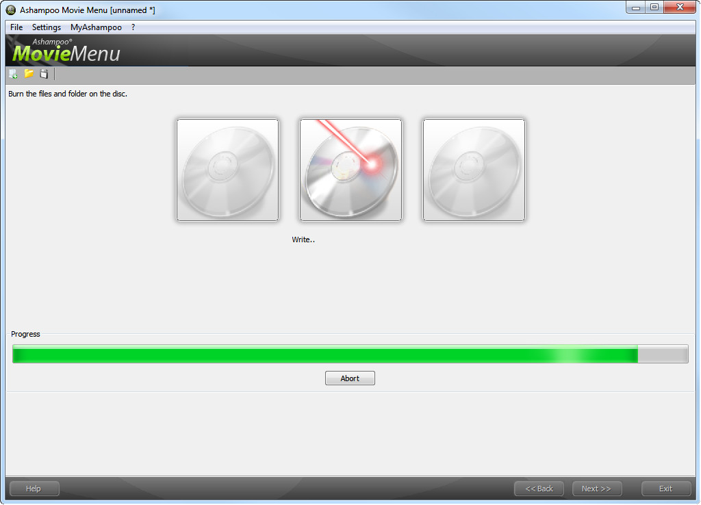 Ashampoo Movie Menu Screenshot