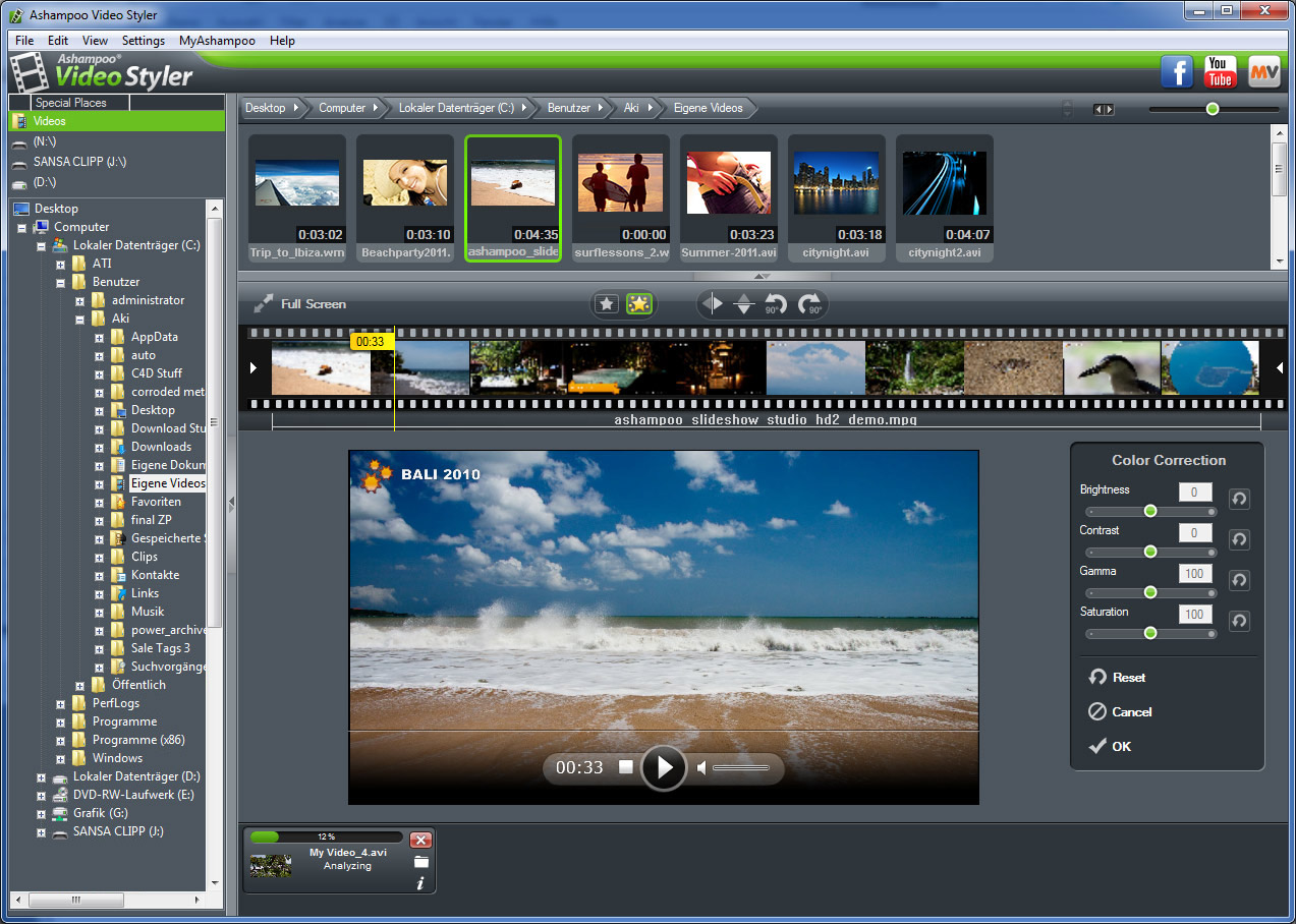 Ashampoo Video Styler Screenshot