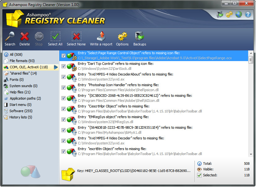 [صورة: scr_ashampoo_registry_cleaner_en_main.jpg]