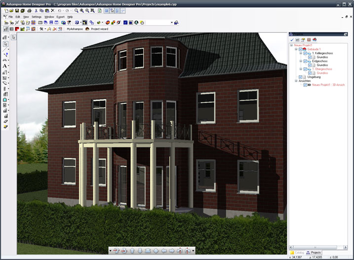 Ashampoo Home Designer Pro Screenshot