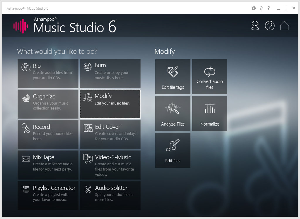 Ashampoo Music Studio 10.0.2.2 free instals