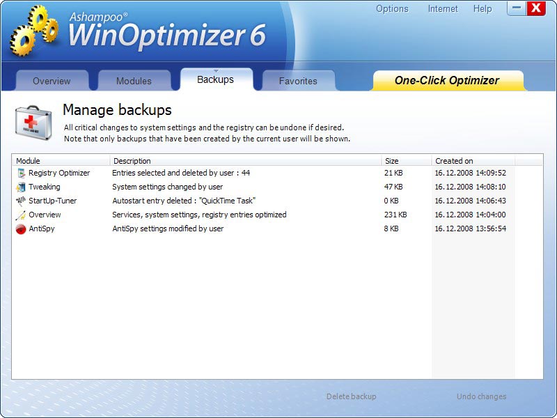 Ashampoo WinOptimizer _2010 ������ ������ ���� ���������   �������� WinOptimizer_6_backu