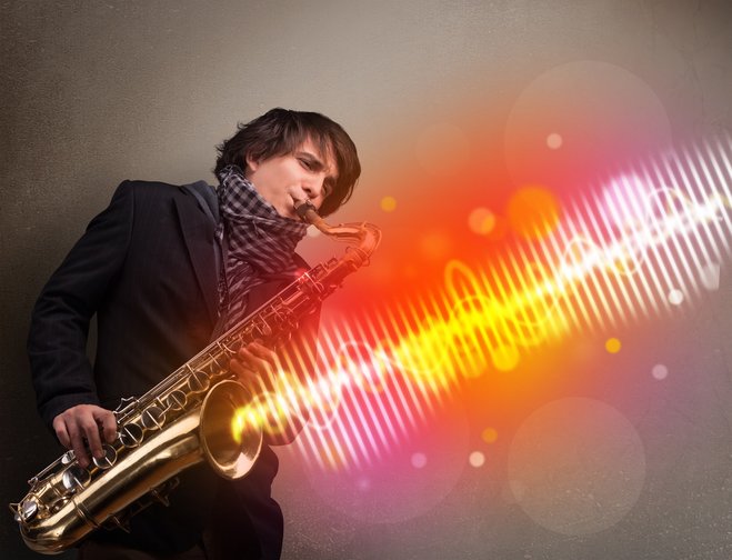 He blows the saxophone - how much of it do we really hear? He blows the saxophone - how much of it do we really hear?