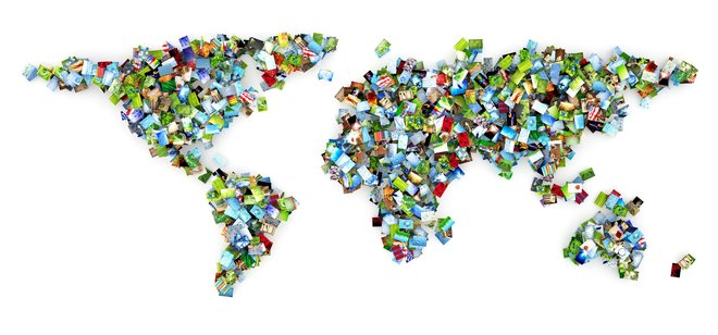 Die Welt aus Bildern gebaut Die Welt aus Bildern gebaut