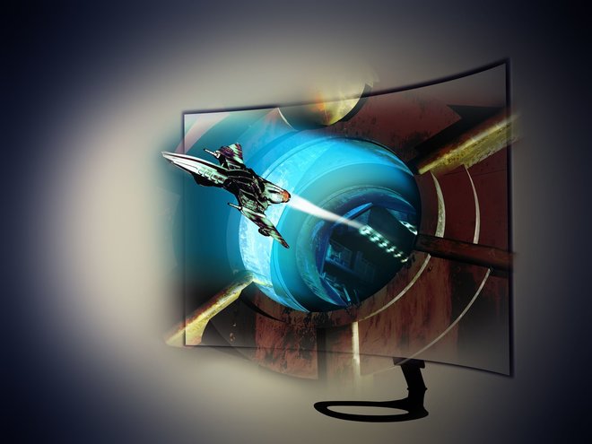 Noch vor einem Jahr der letzte Schrei: Ein gebogener 3D-Fernseher Noch vor einem Jahr der letzte Schrei: Ein gebogener 3D-Fernseher
