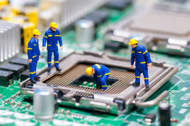 Processor maintenance work is under way Processor maintenance work is under way