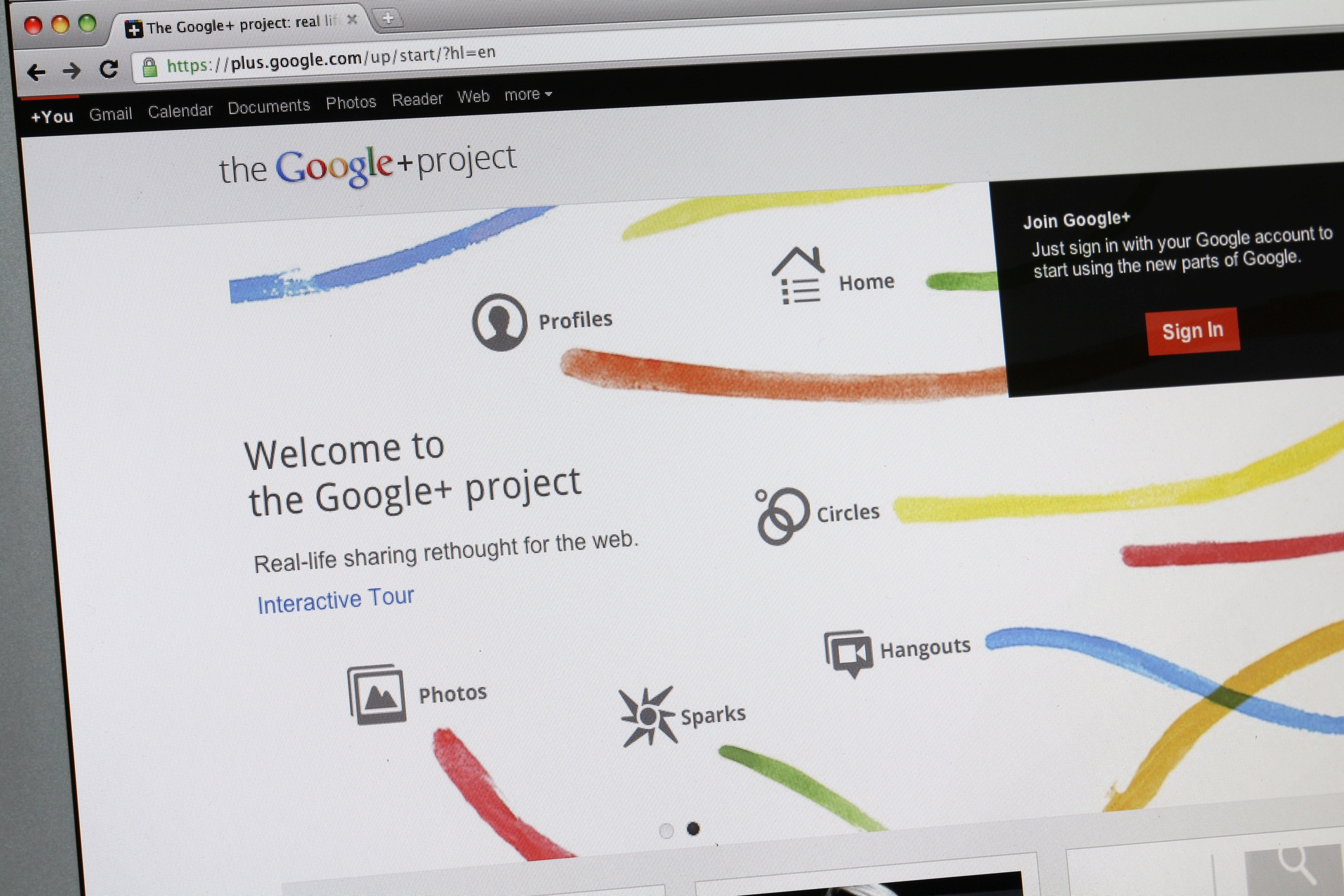 Da sah die Welt bei Google+ noch rosig aus: Der Beginn 2011 Da sah die Welt bei Google+ noch rosig aus: Der Beginn 2011