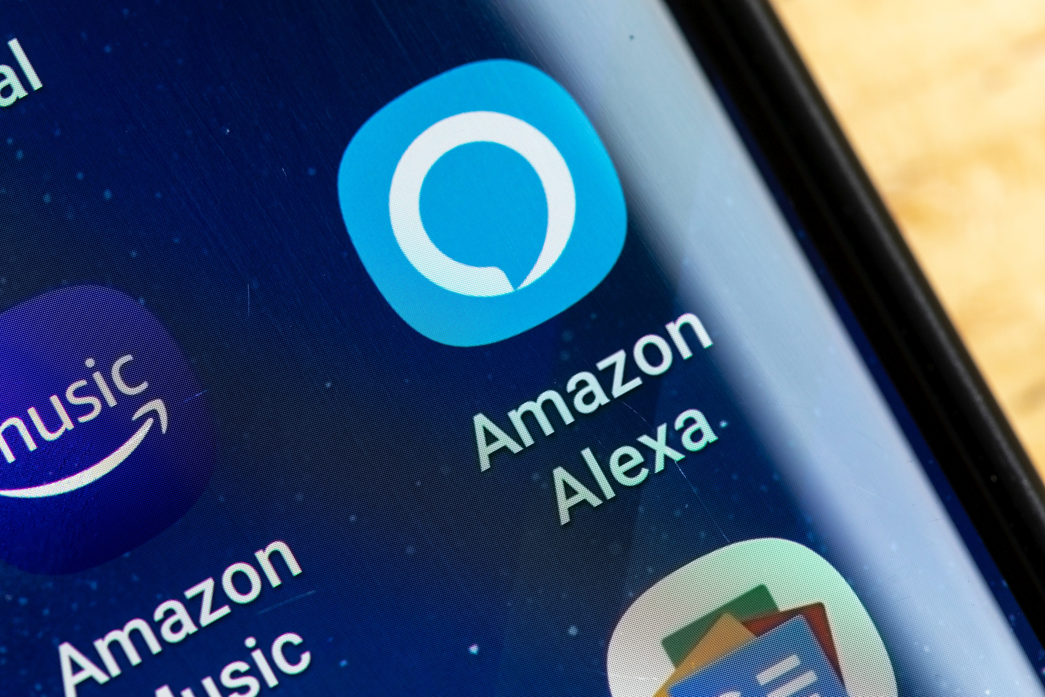 Alexa's also available on cellphones, naturally Alexa's also available on cellphones, naturally