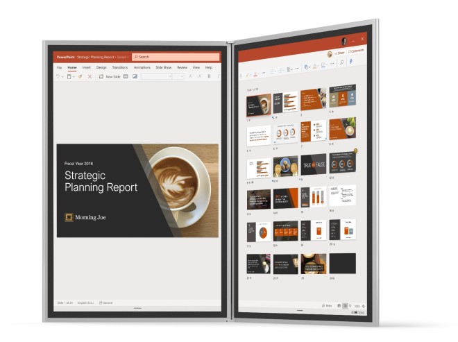PowerPoint unter Windows 10X PowerPoint unter Windows 10X