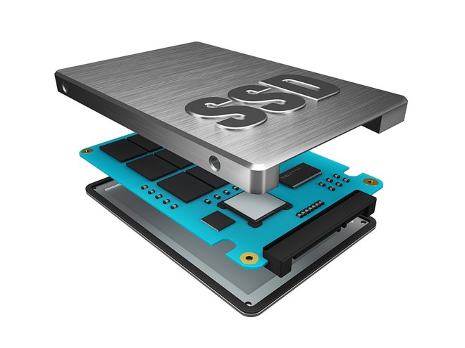 Ein SSD-Innenleben Ein SSD-Innenleben