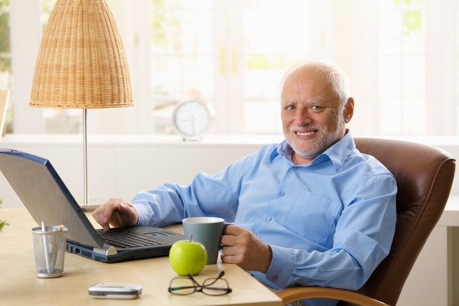 Hide the pain, Harold! Hide the pain, Harold!