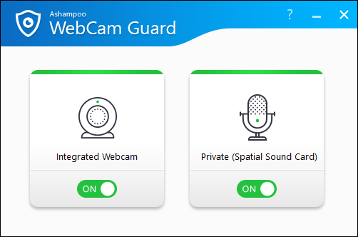 Ashampoo WebCam Guard - ON