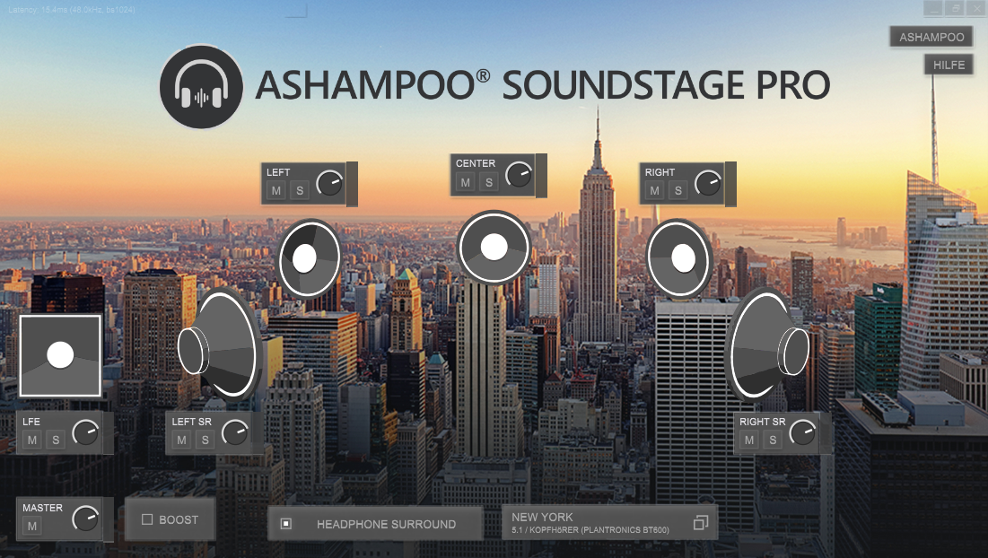 Ashampoo® Soundstage Pro - start