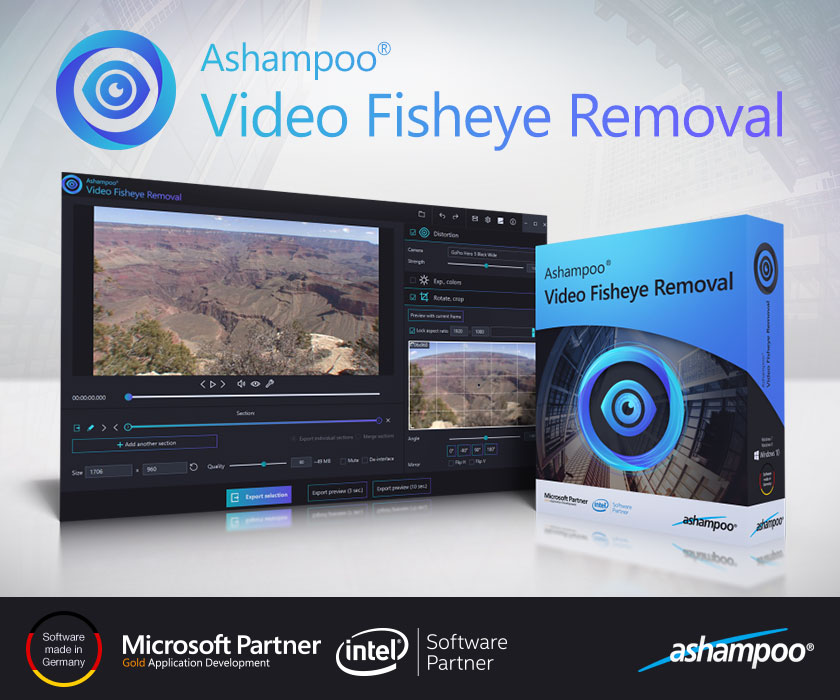 Ashampoo® Video Fisheye Removal