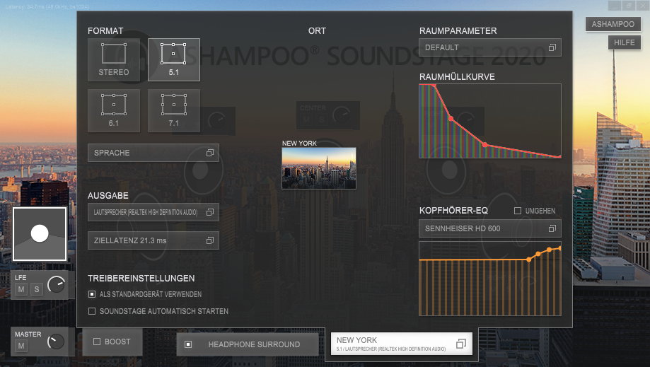 Ashampoo Soundstage 2020 - Setup