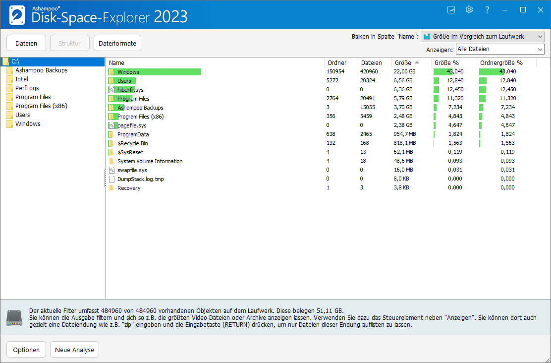 Ashampoo® Disk-Space-Explorer 2023