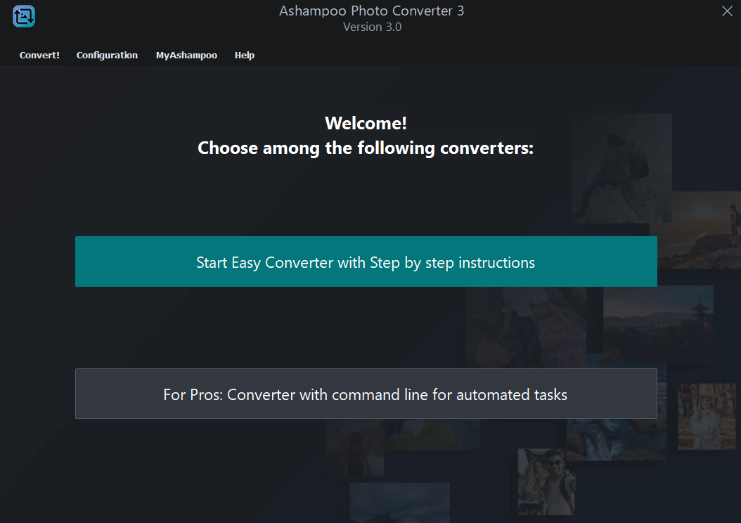 Ashampoo® Photo Converter 3 - Start