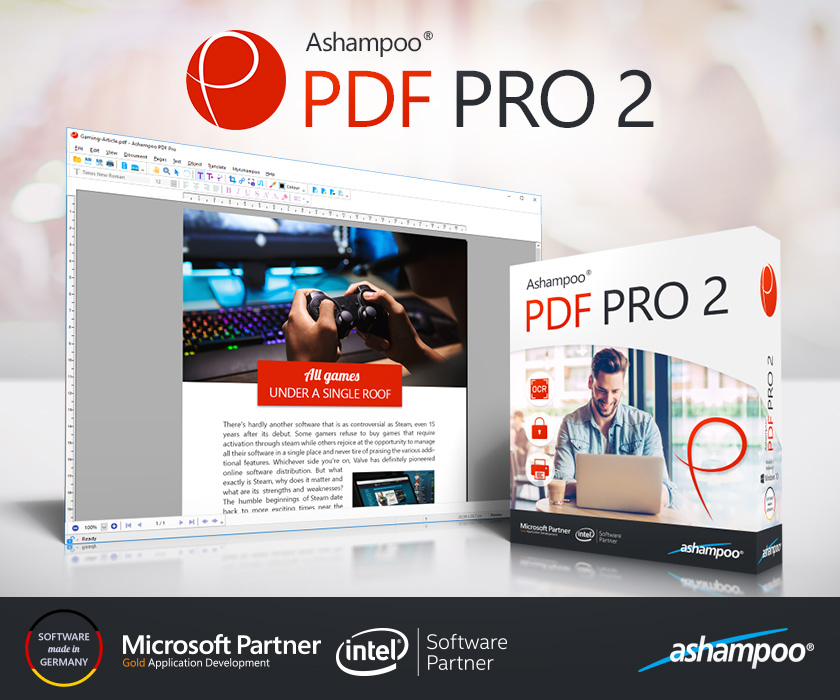 Ashampoo Pdf Pro 2 Best Pdf Software Pdf Editor For Pdf Files