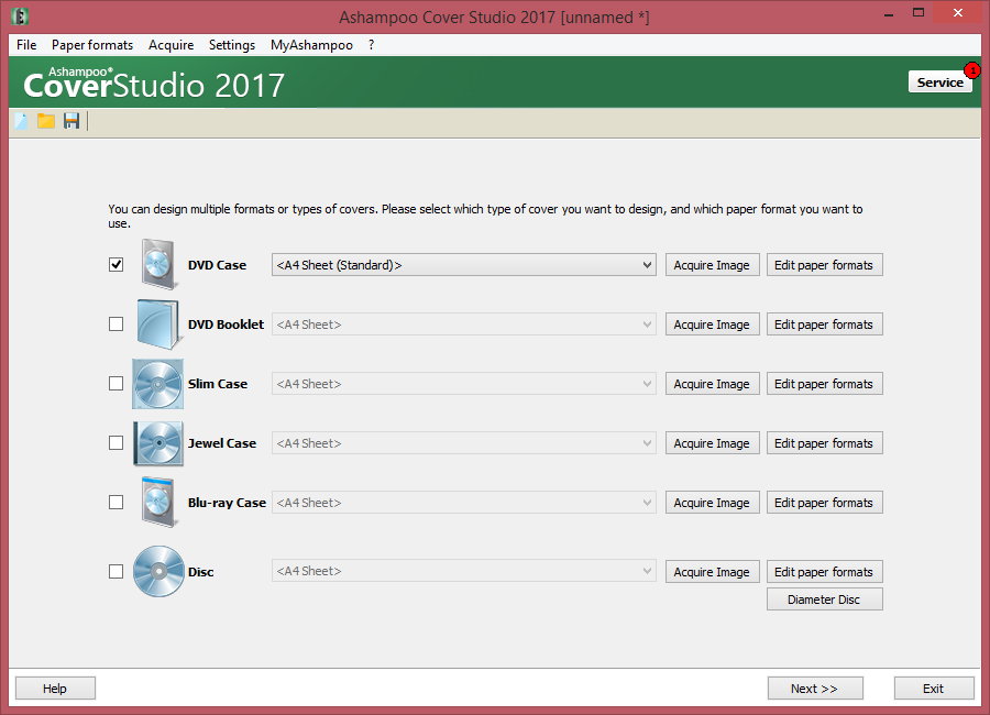 Ashampoo Cover Studio 2017 3.0.0  Scr_ashampoo_cover_studio_2017_mainscreen