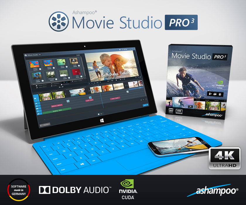 Ashampoo® Movie Studio Pro 3