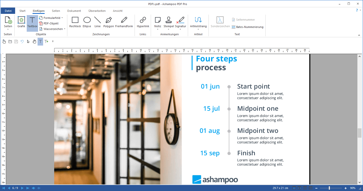 Ashampoo PDF Pro 5 - Insert
