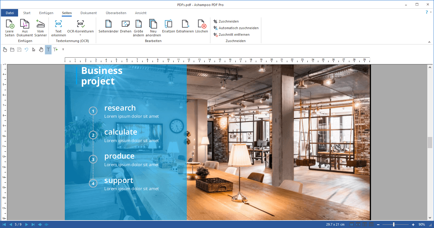 Ashampoo PDF Pro 5 - Pages
