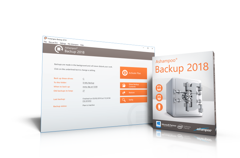 Ashampoo Backup Pro 17.06 download the last version for ios