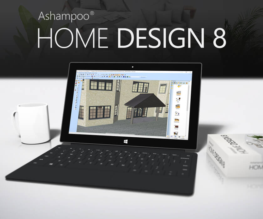 Ashampoo Home Design 8 - Surface & product box