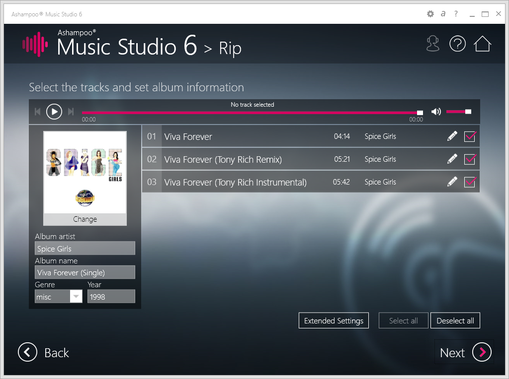 Ashampoo® Music Studio 6 - Screenshots