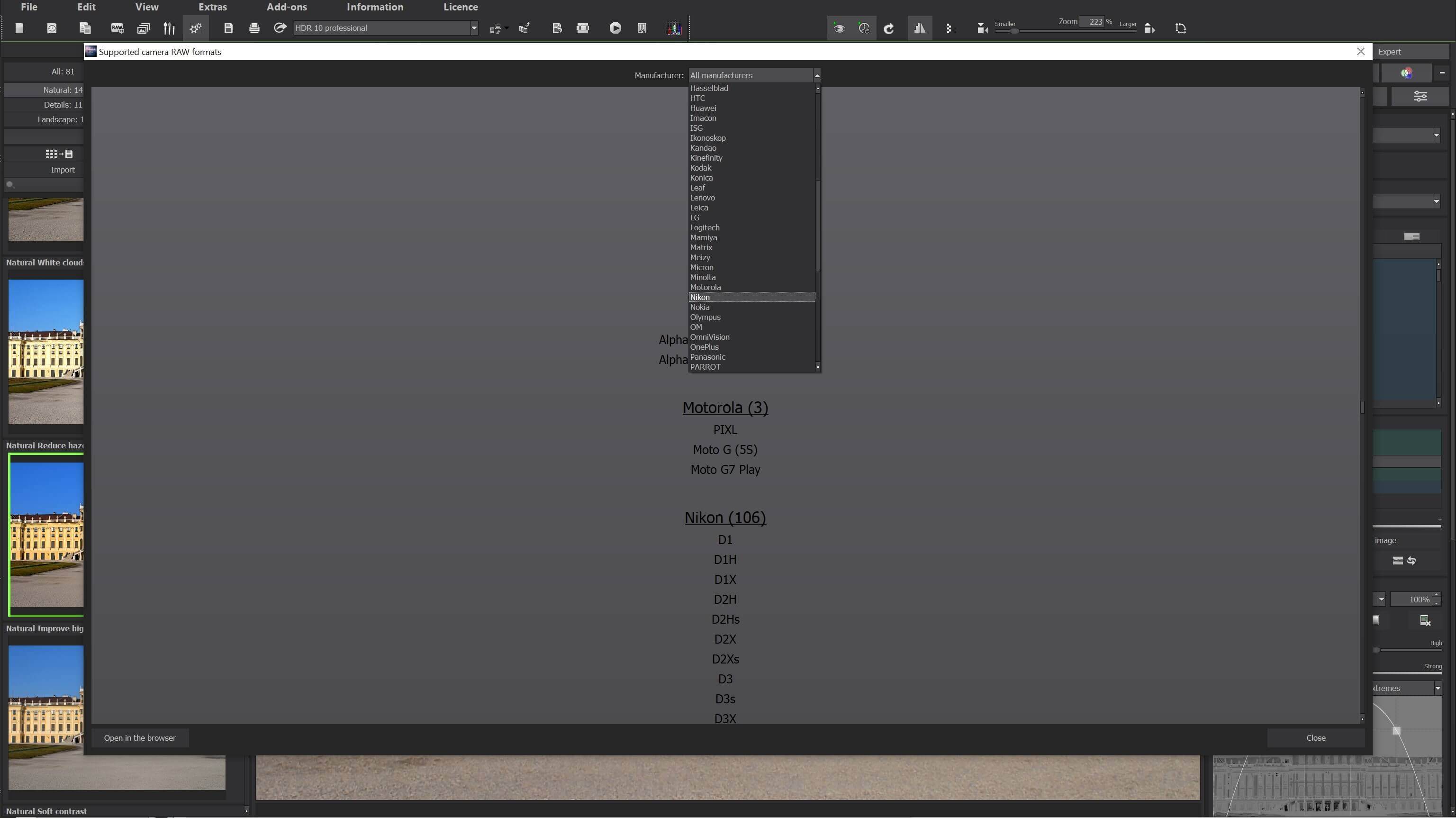 NEAT #4 professional - Format