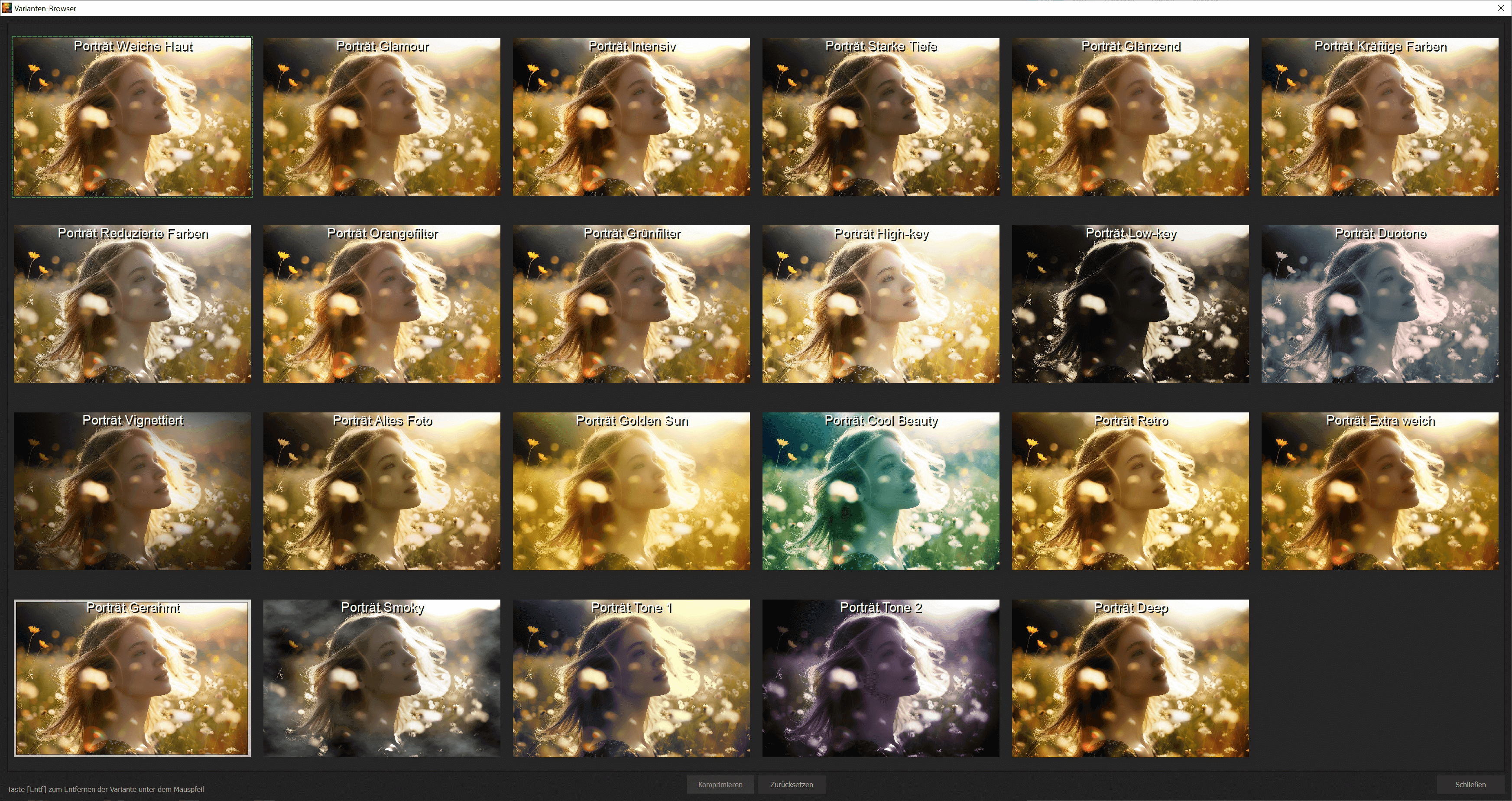 COLOR #8 professional - Effekte