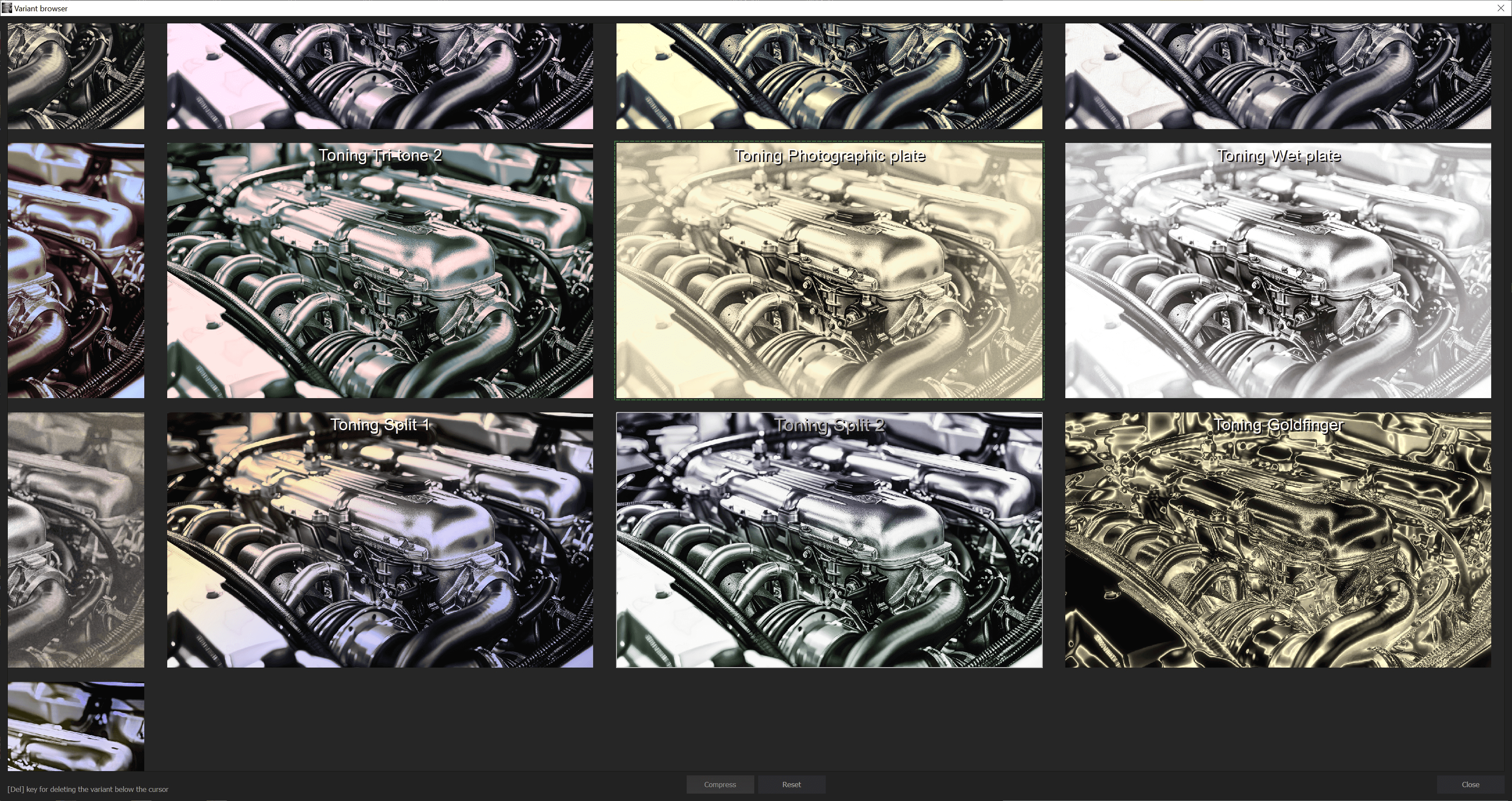 BLACK & WHITE #8 professional - Effect browser 
