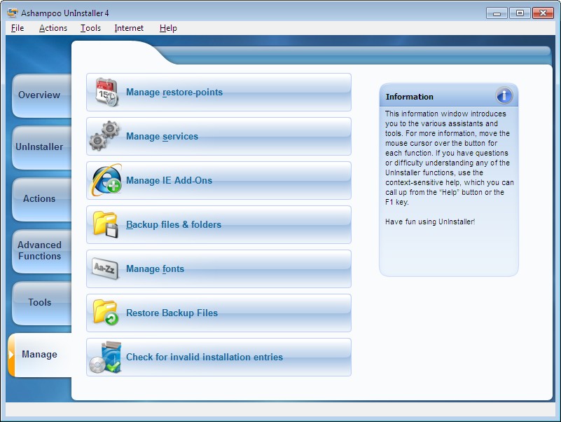 Ashampoo uninstaller 4 4.0.12