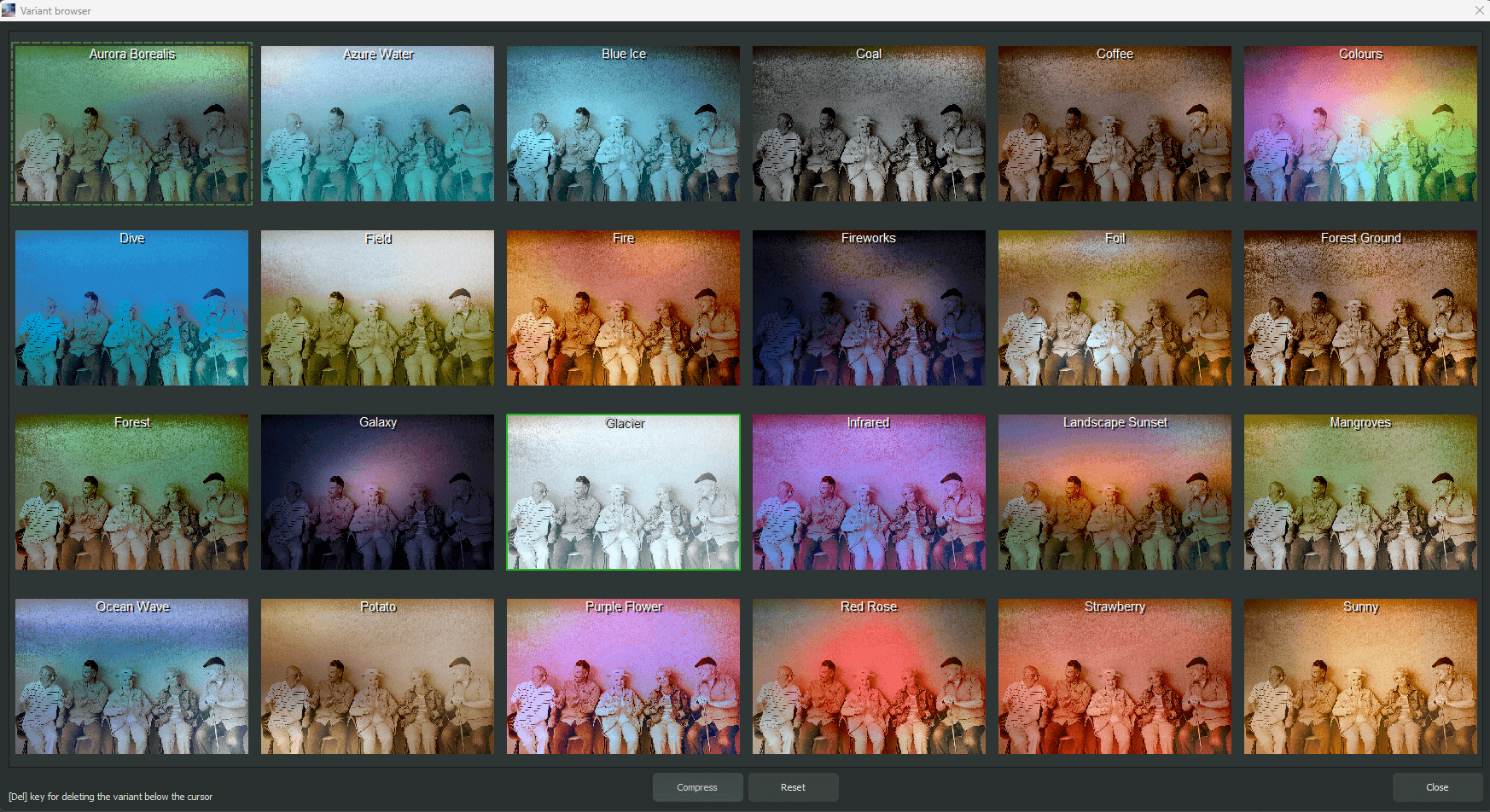 Variant browser