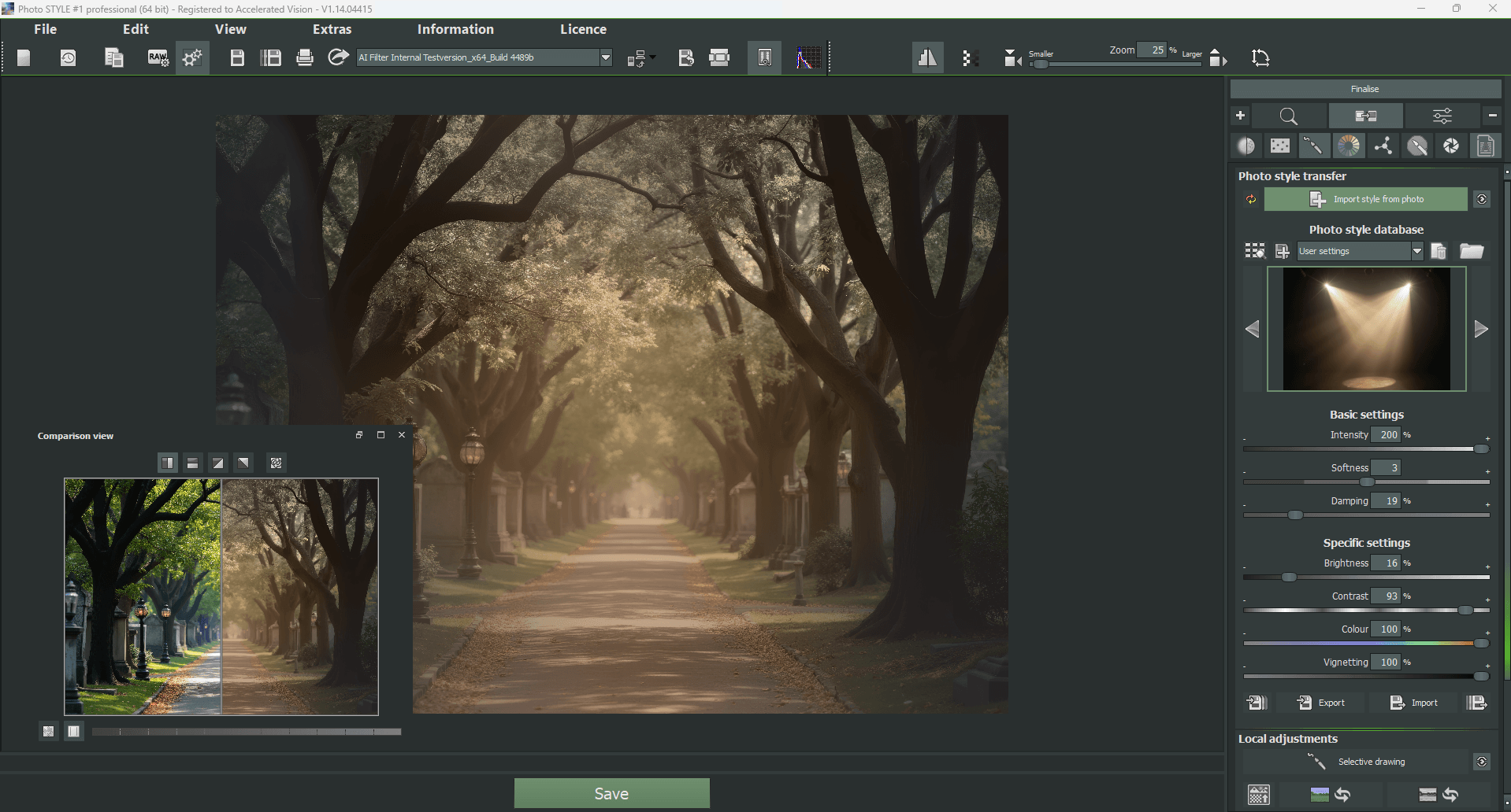 Photostyle transfer