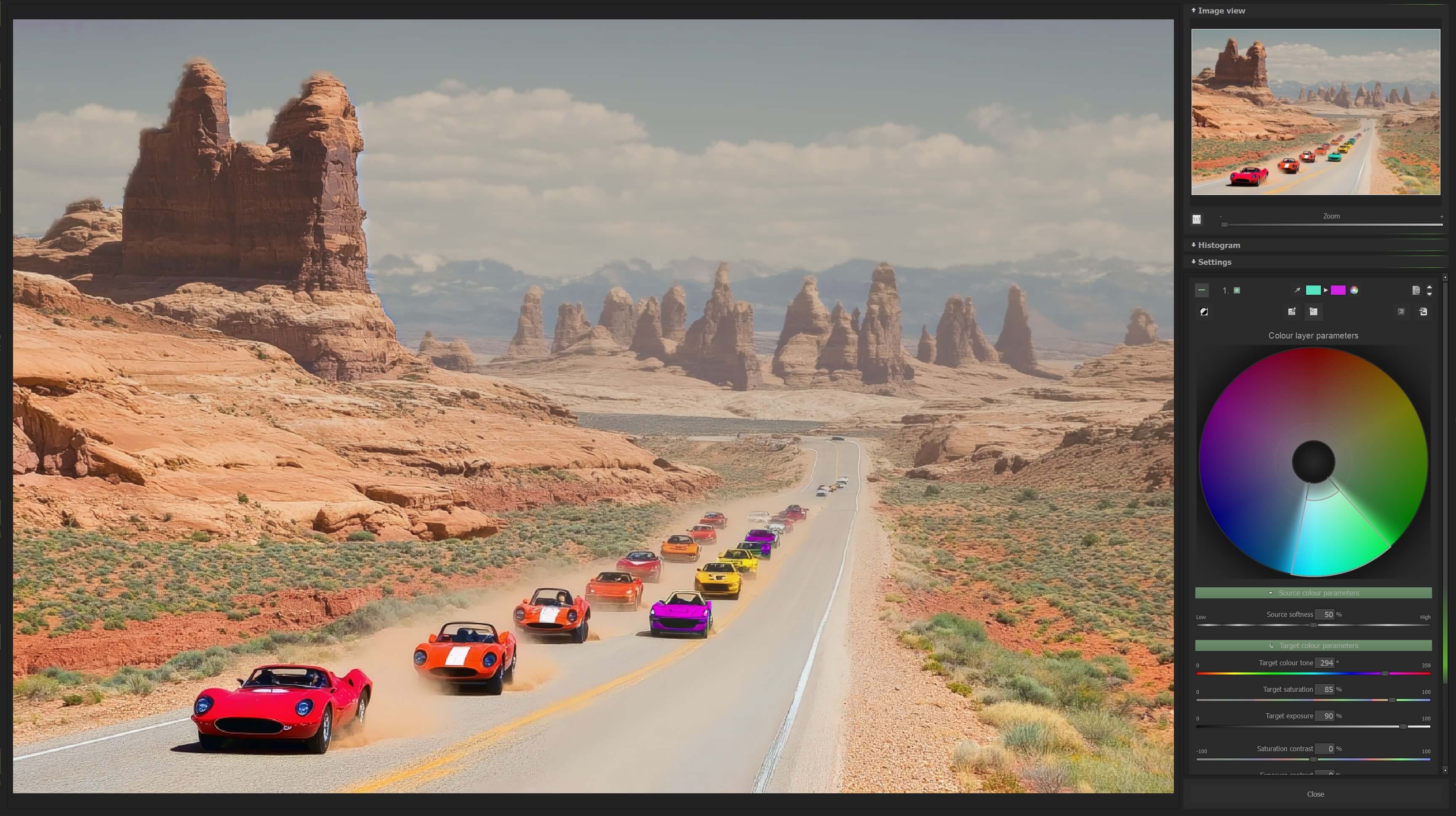 Ashampoo Foto 3D #1 - Color module