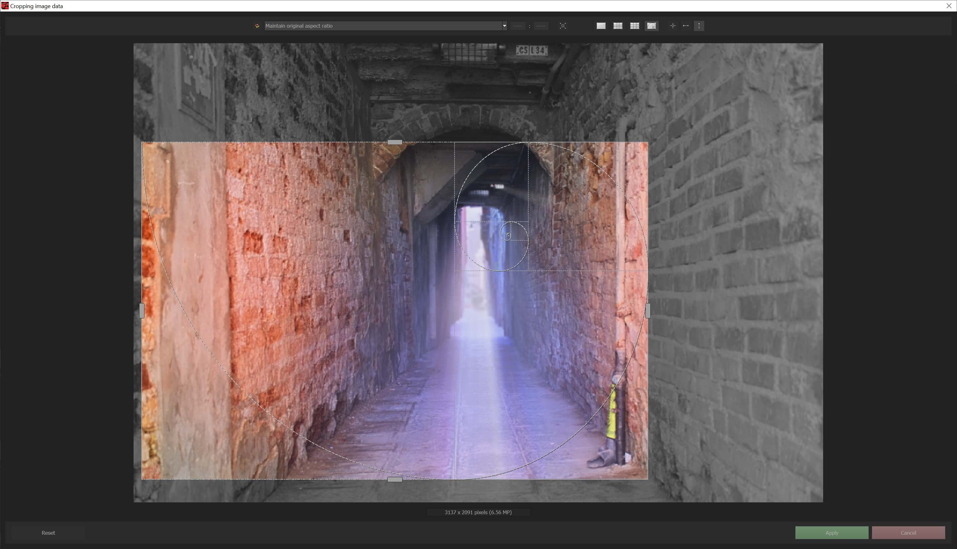 Ashampoo Foto 3D #1 - Crop module