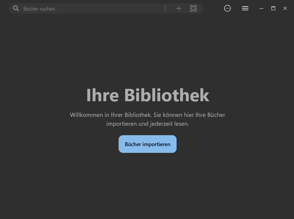 Ashampoo E-Book Reader - Start
