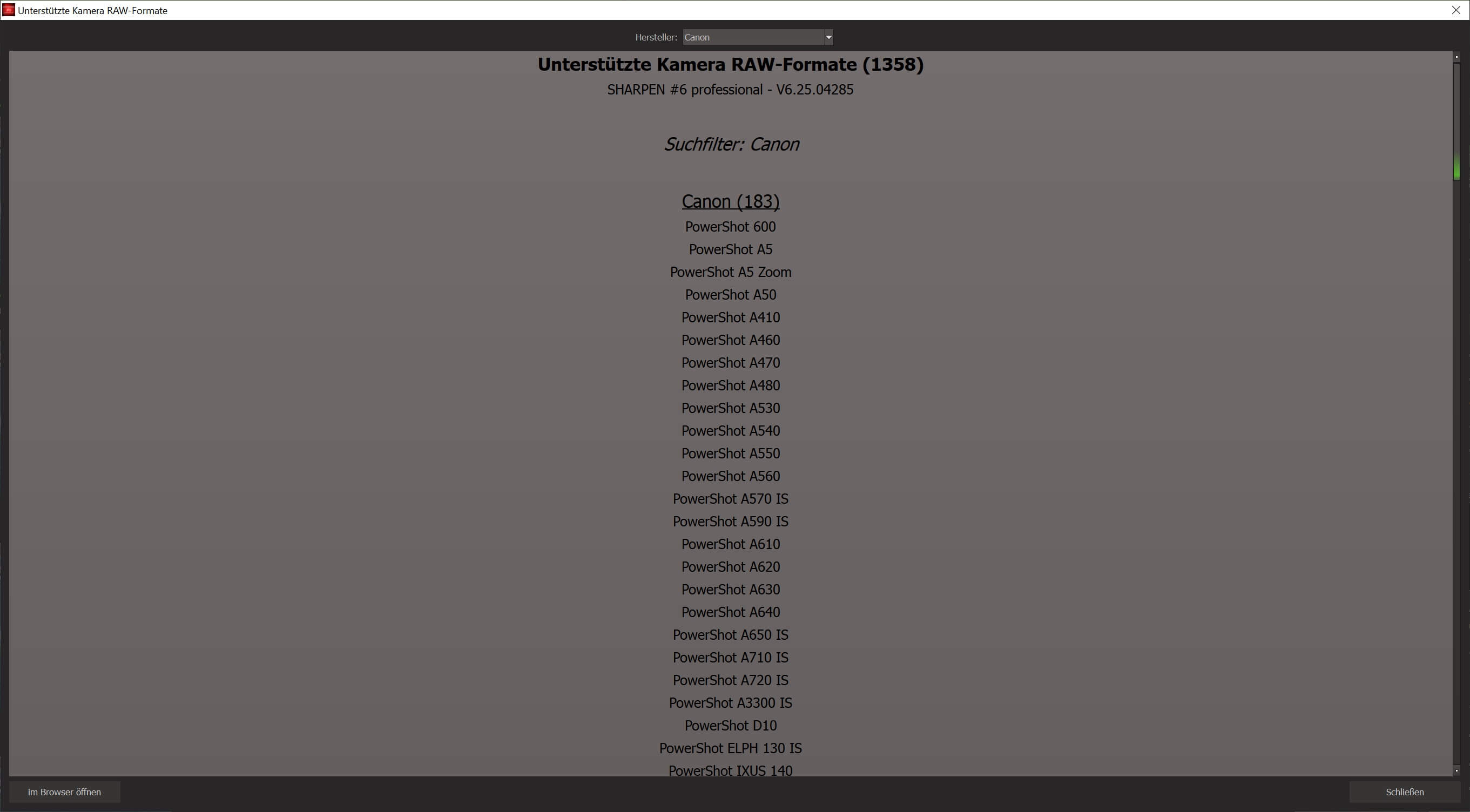 Ashampoo® SHARPEN #6 professional - RAW Format
