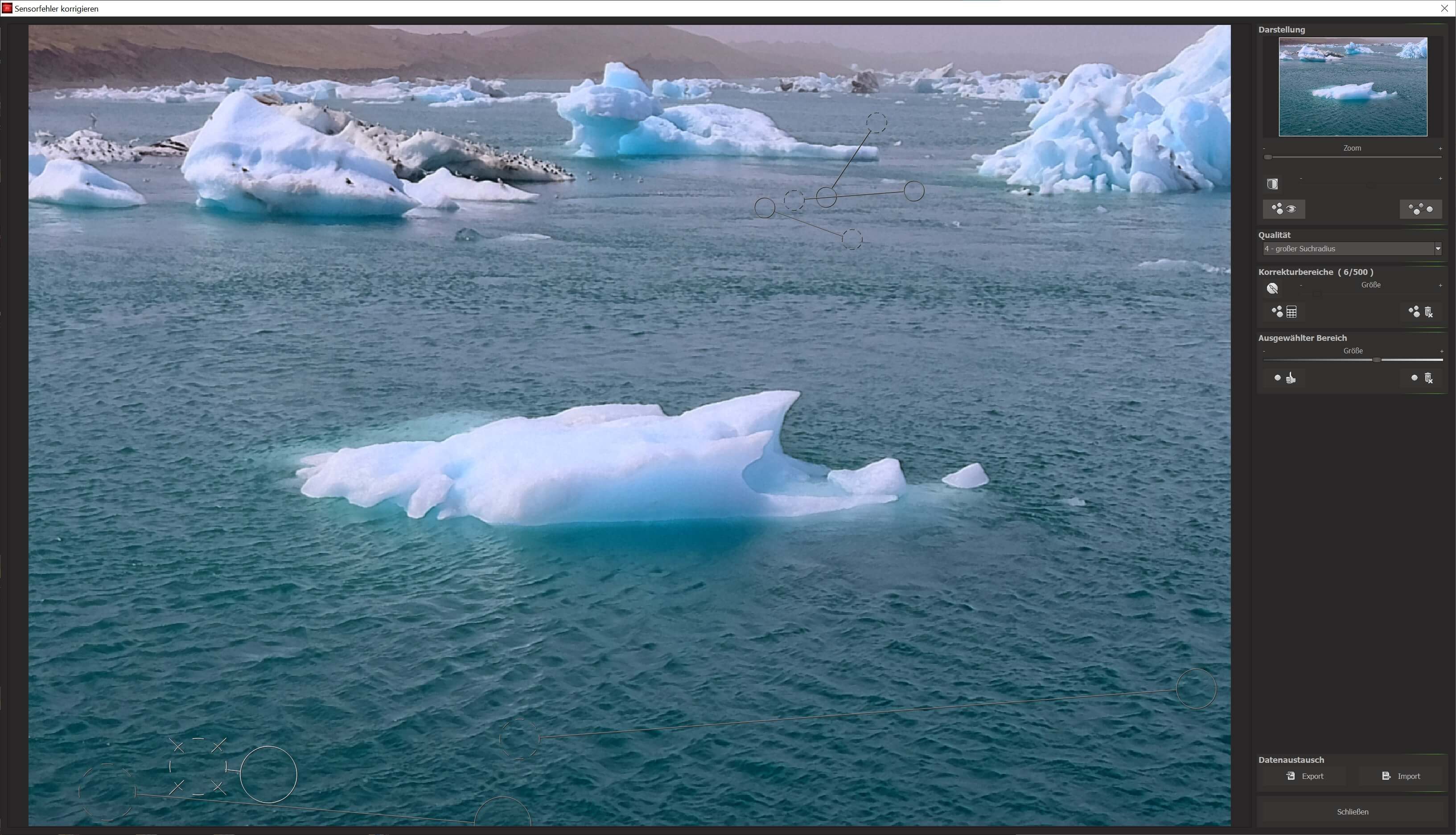 Ashampoo® SHARPEN #6 professional - Korrektur