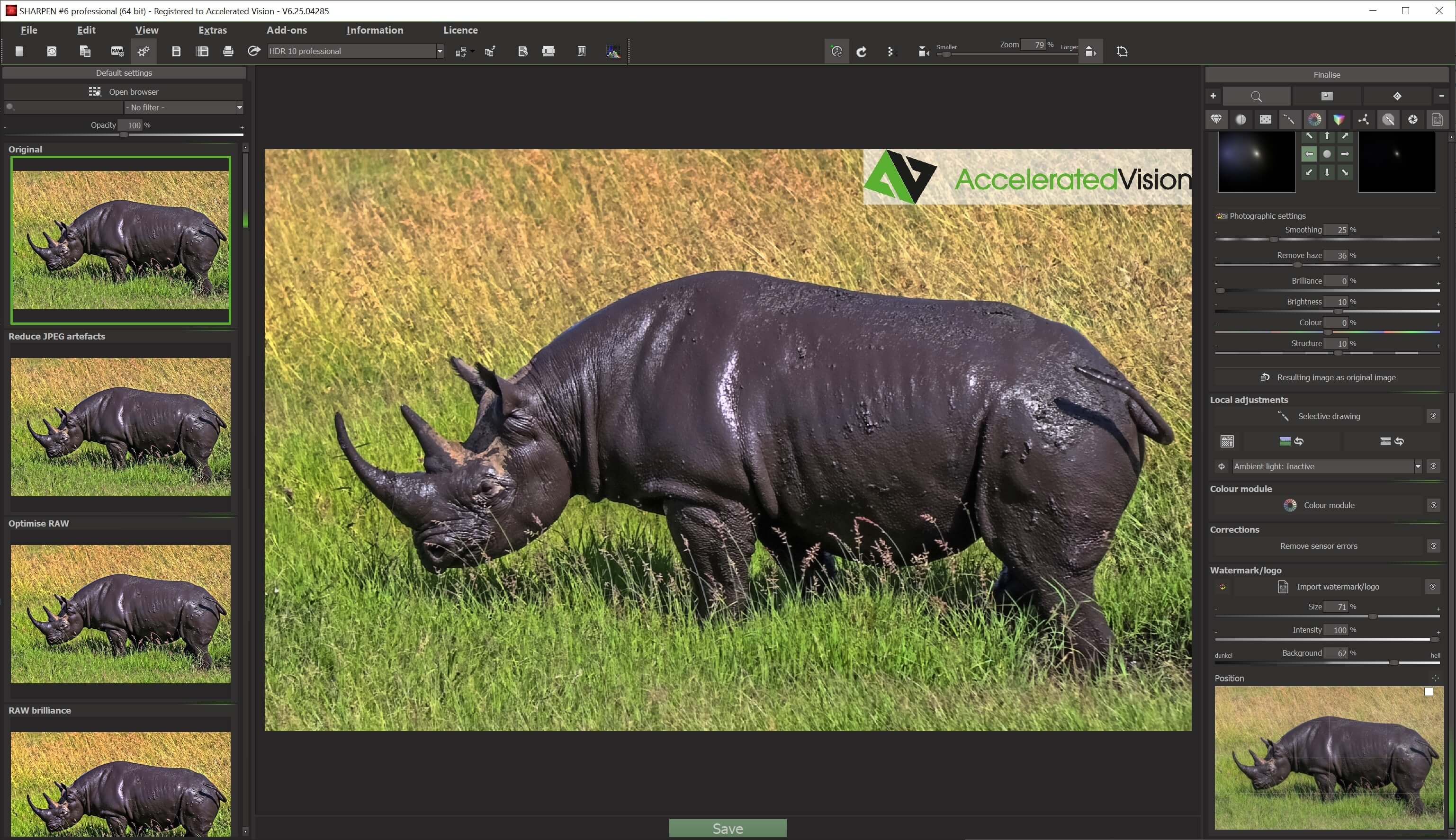 Ashampoo® SHARPEN #6 professional - Watermark