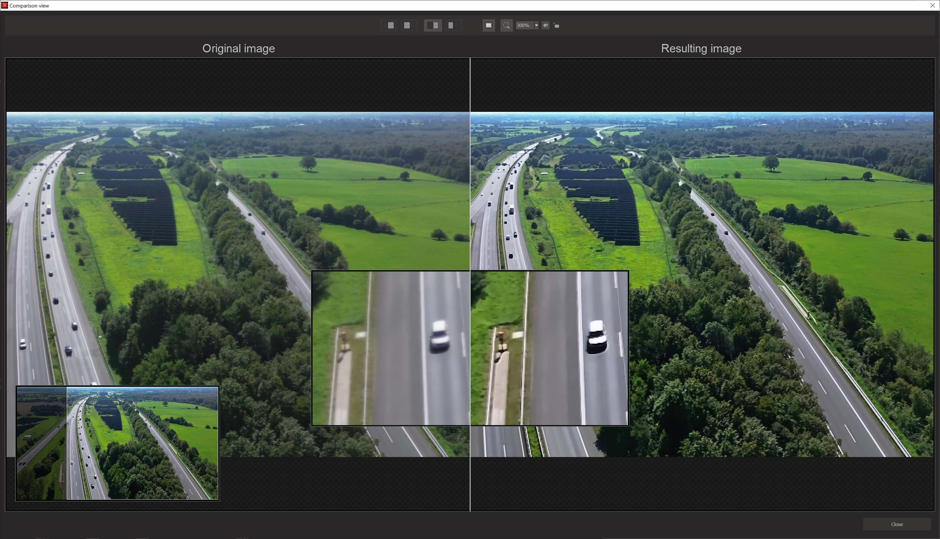 Ashampoo® SHARPEN #6 professional - Comparision view