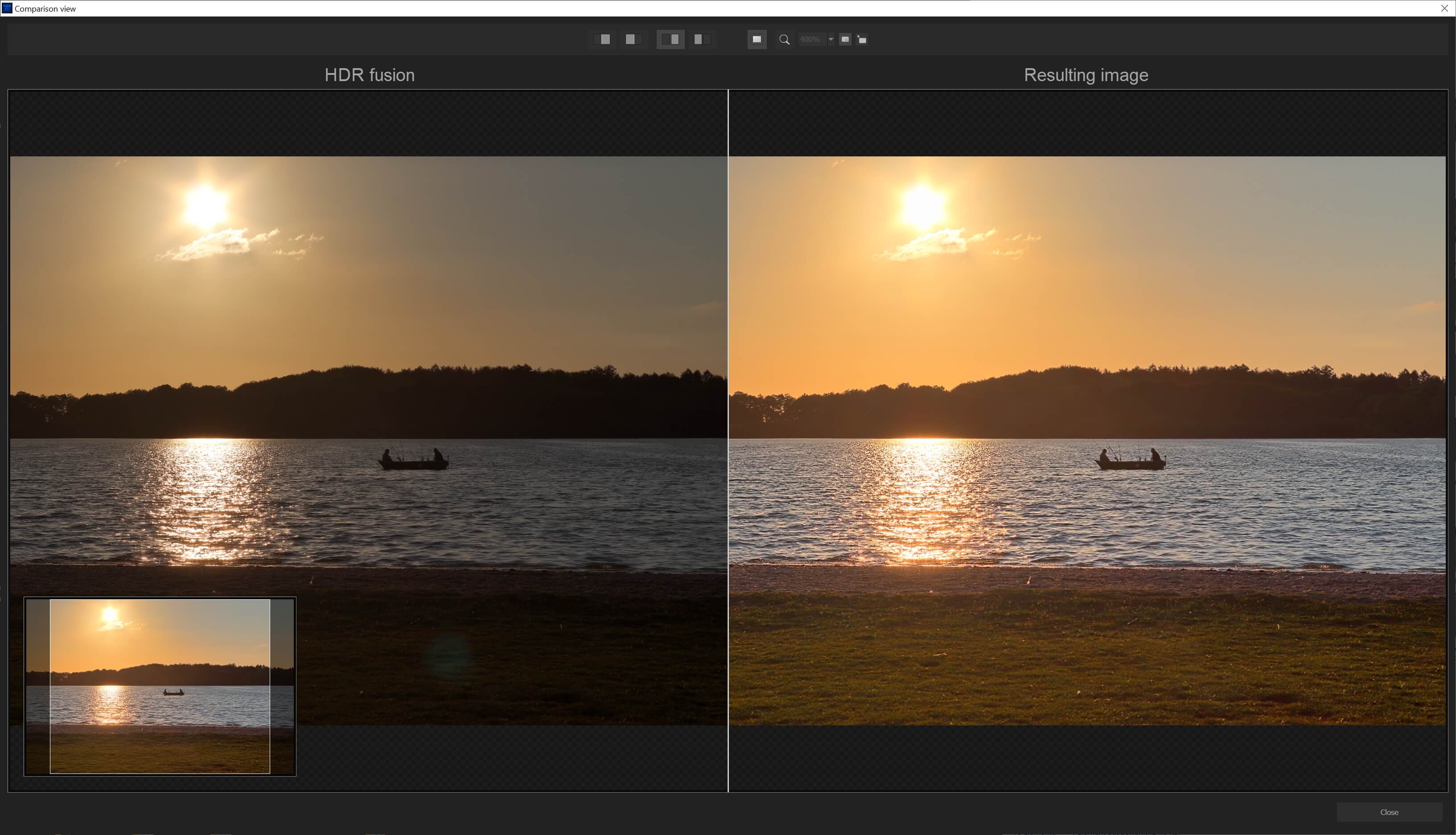 Ashampoo® HDR #11 professional - Comparsion view 3
