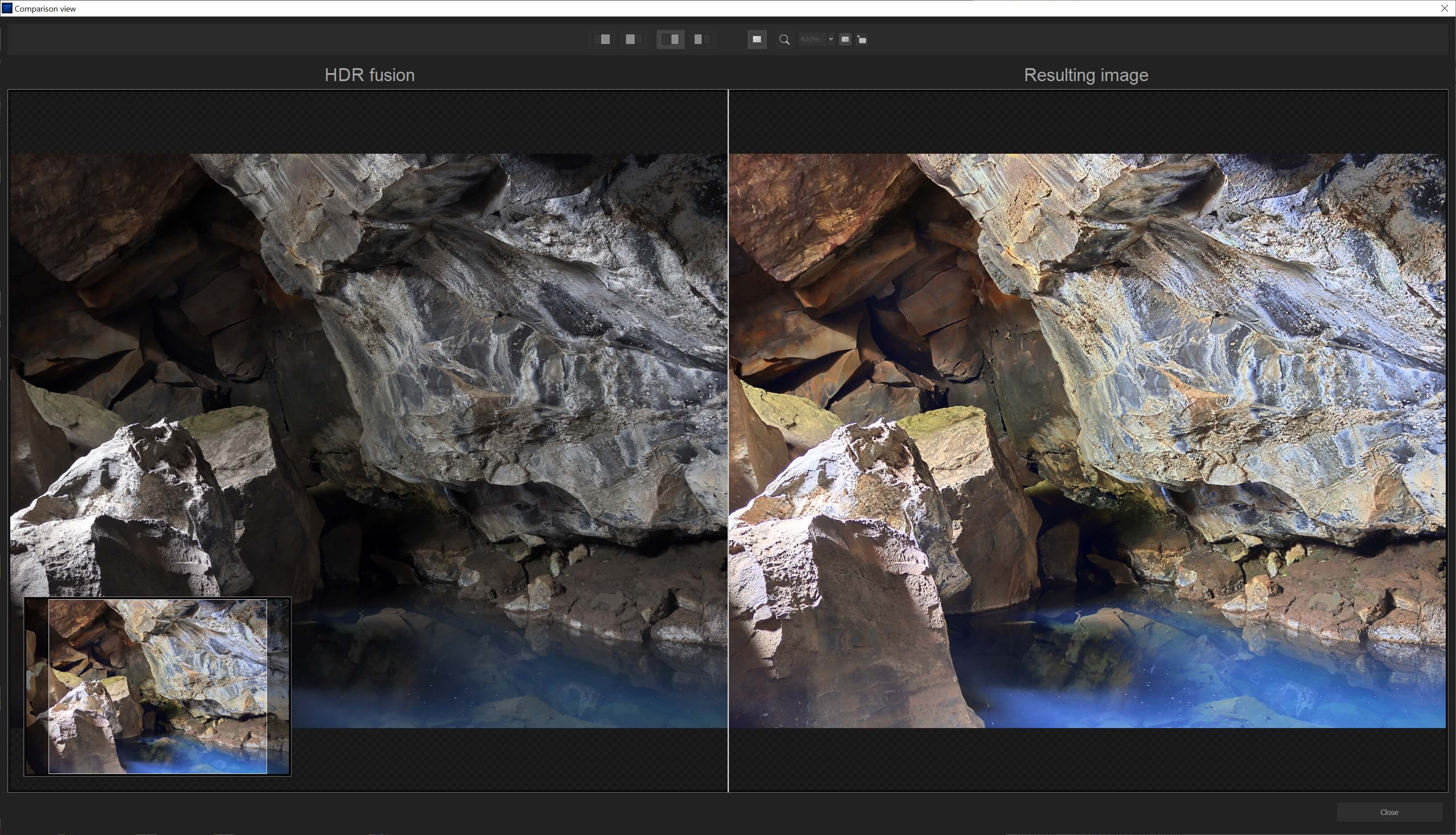 Ashampoo® HDR #11 professional - Comparsion view 2