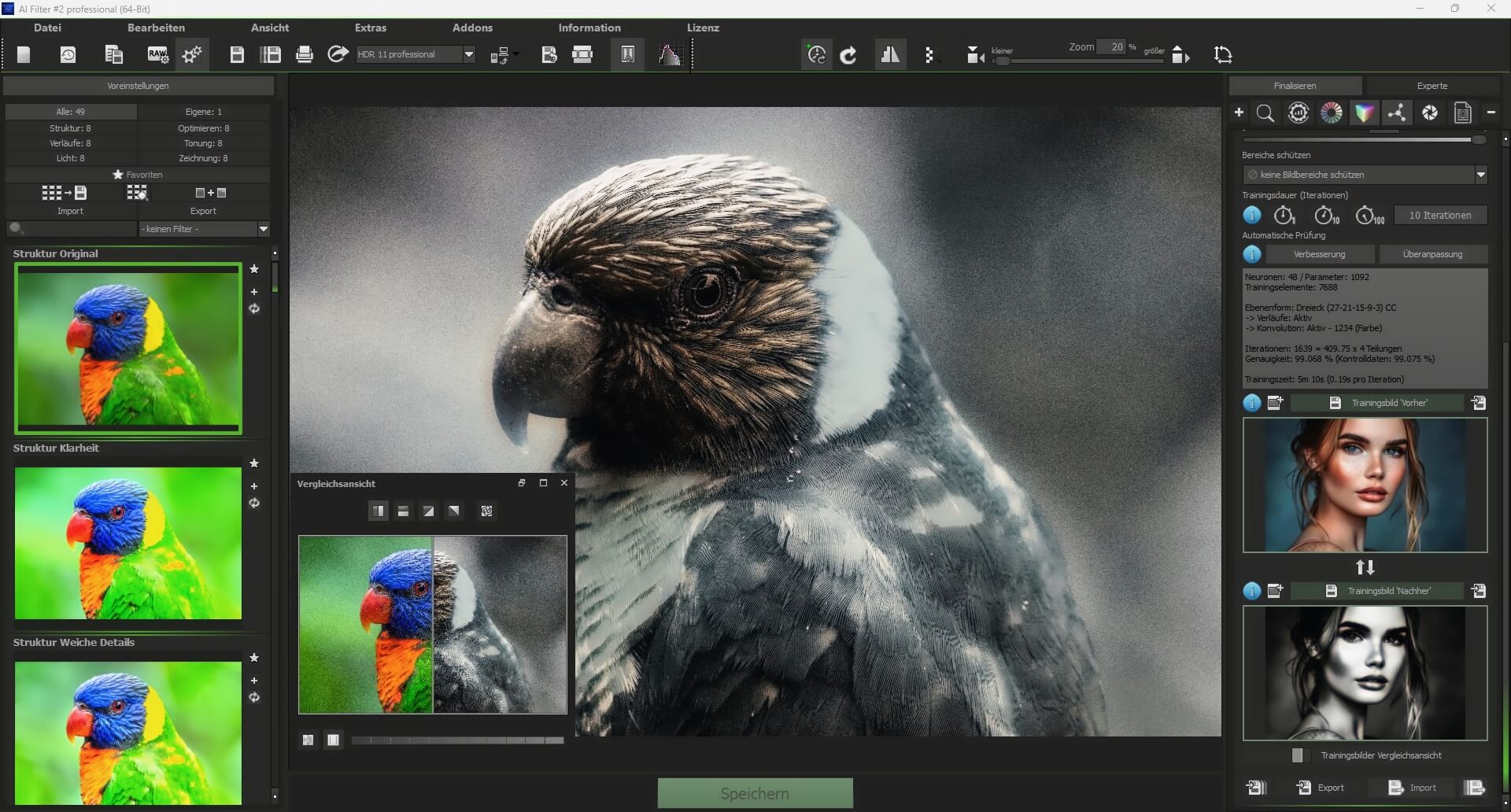 Ashampoo® AI Filter #2 professional  - KI-Modul Vorher-nachher Bild