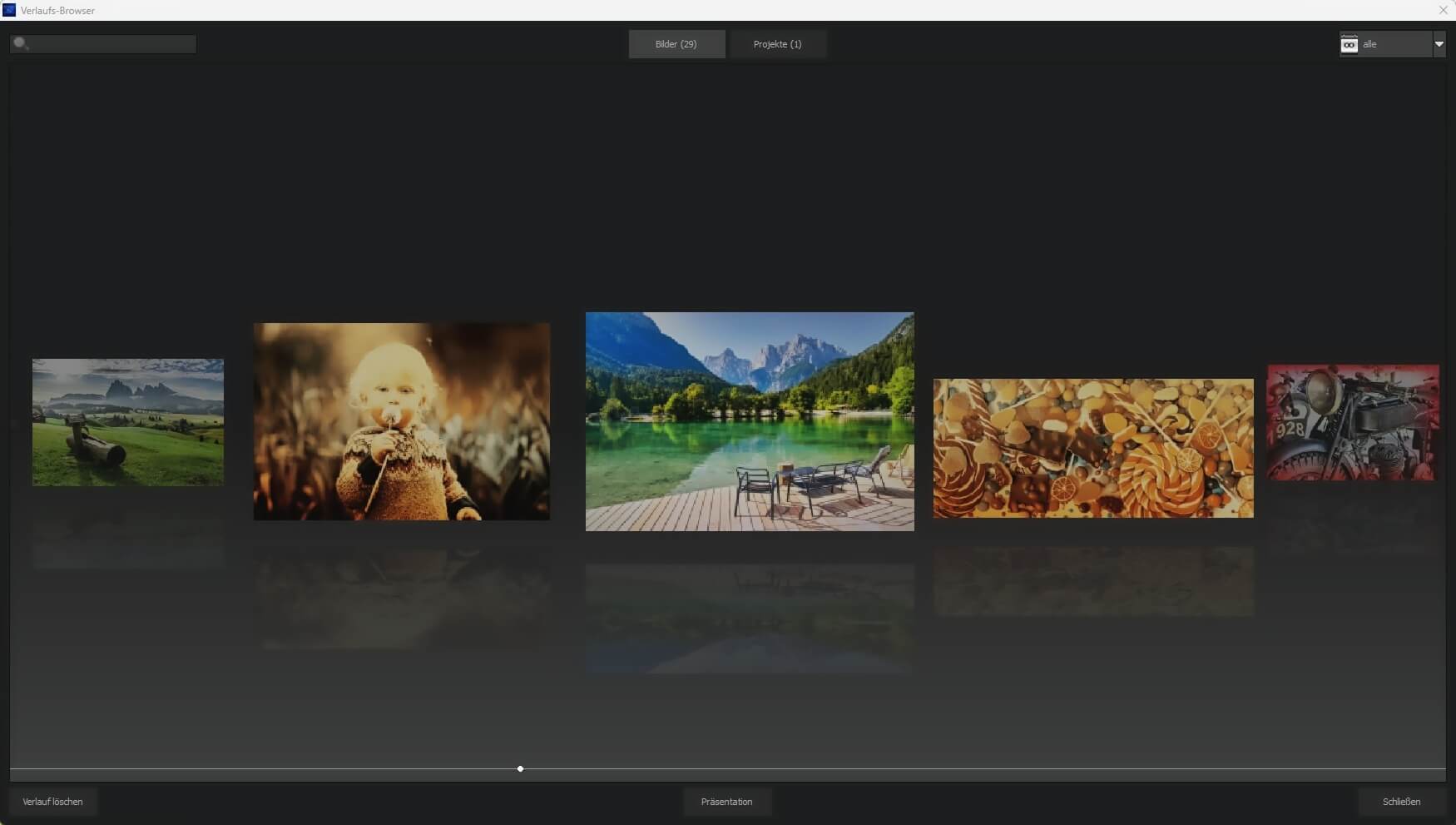 Ashampoo® AI Filter #2 professional  - Verlaufs Browser