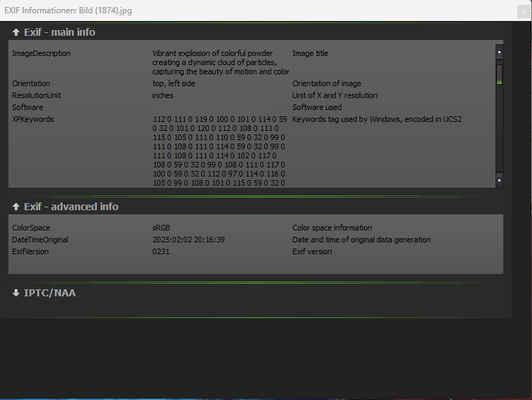 Exif Info