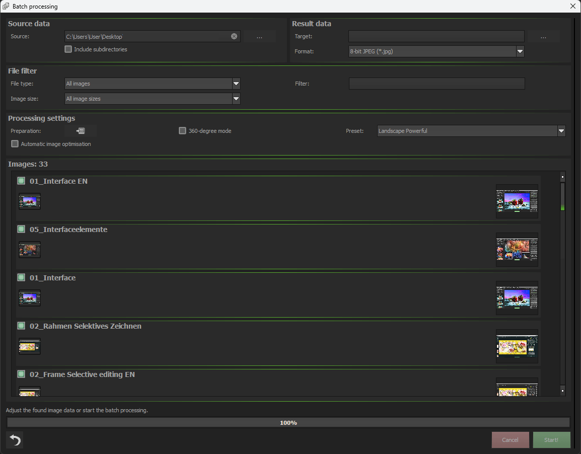 Batch processing
