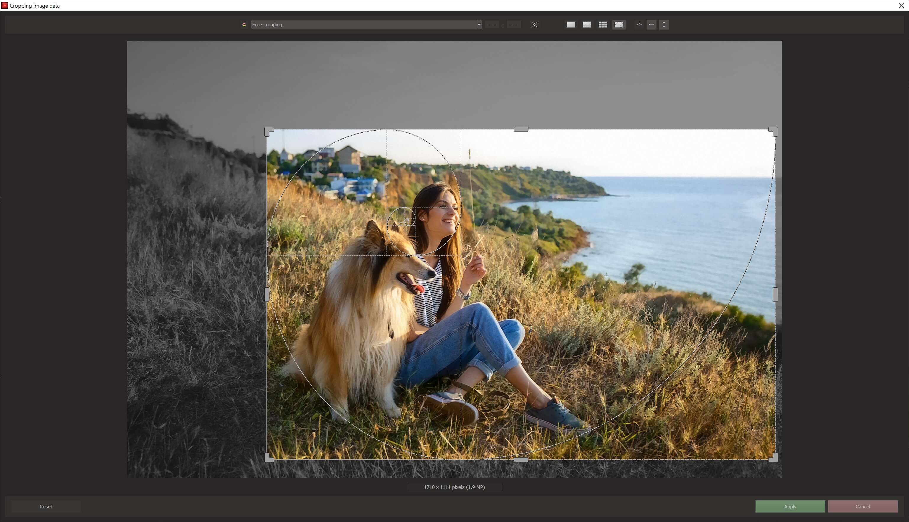 Ashampoo® SHARPEN #6 - Crop module
